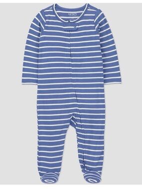 Set of 2 Carter's Baby Boy Soft Bamboo Footed Sleep 'n Play 6 months